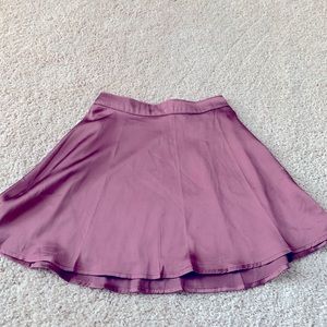 NWT Hollister Pink Satin Skater Skirt Size Small